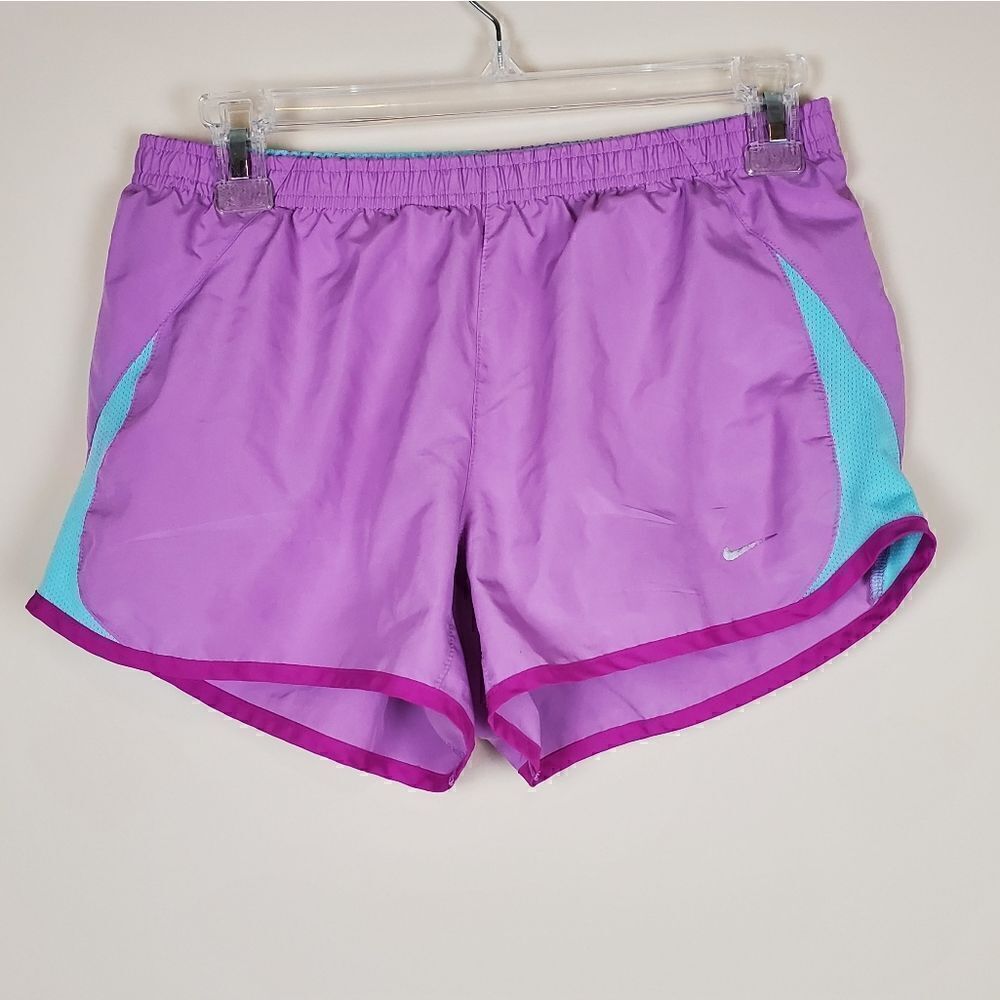Nike Purple & Turquoise Running Shorts